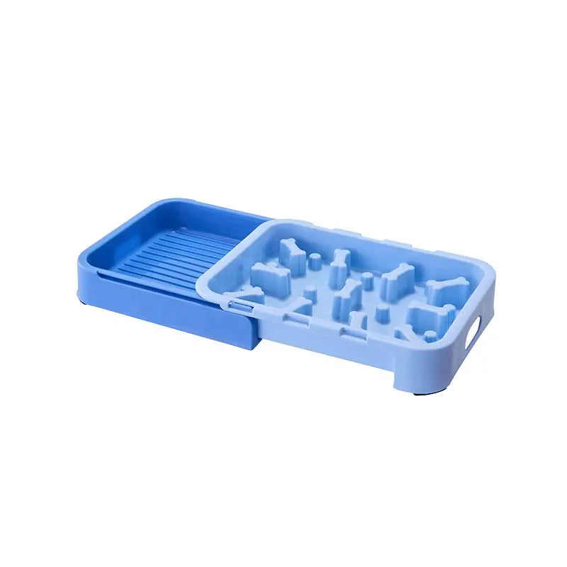 Slow Feeder + Licking Bowl Combo, Anti-Choking Slow Feeding Dog Bowl, Pull-Out Design Cat Licking Bowl, Dog Bowl, Cat Bowl