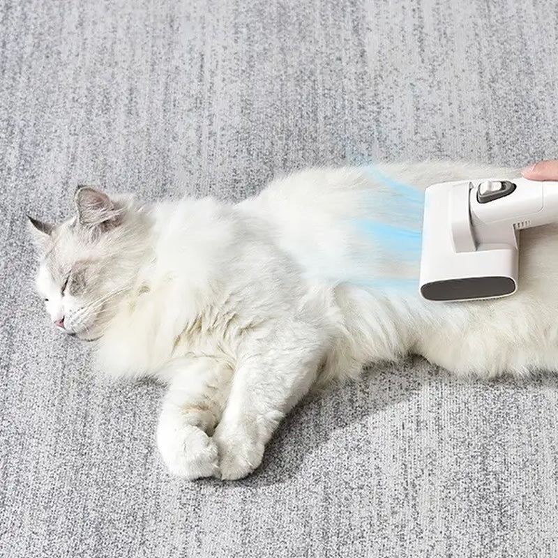 Bunfly Cat/Dog Grooming Kit Vacuum for Shedding Grooming Hair, Quiet, Pet Grooming Tools